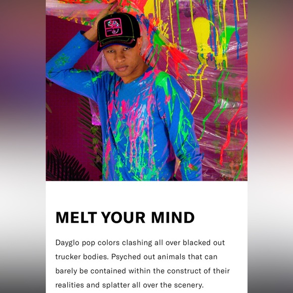 🎱SOLD OUT Limited Edition Goorin Brothers CHAMELEON Trucker Hat (Drip Capsule) - Picture 8 of 9